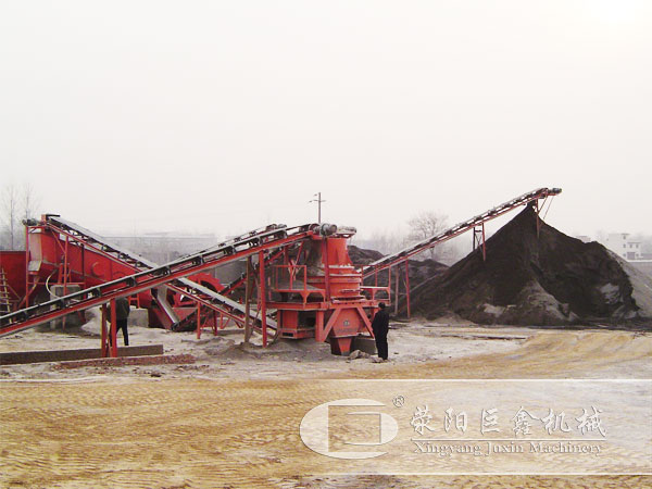 鄭州時產100噸機制砂生產線